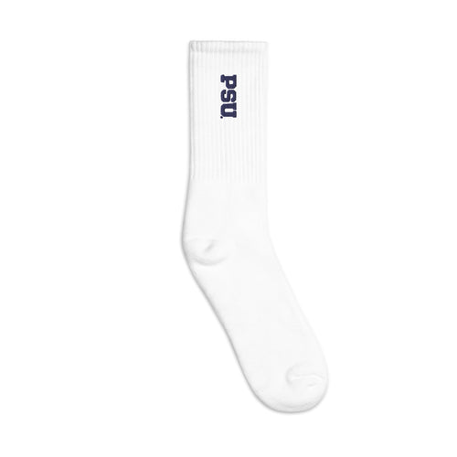 Penn State Embroidered Socks