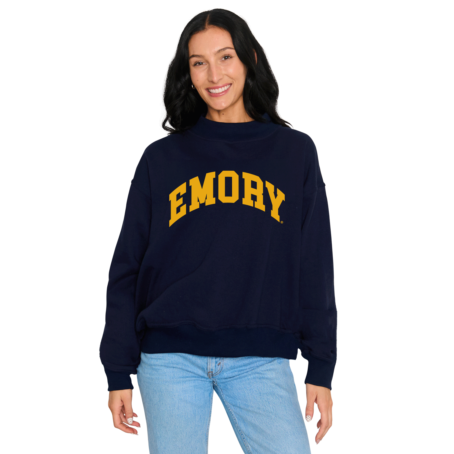 Emory Mock Neck Sweatshirt