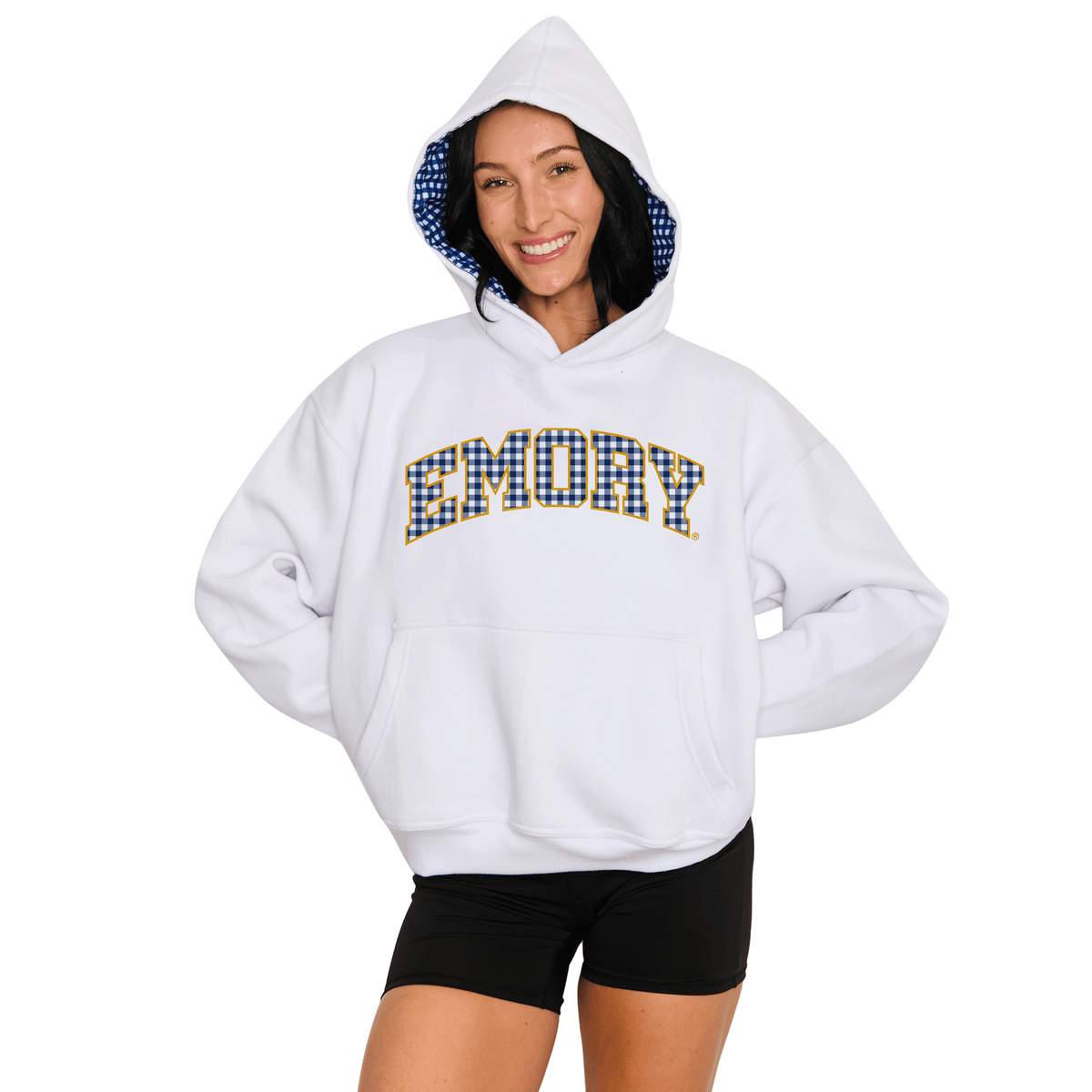 Emory Gingham Hoodie
