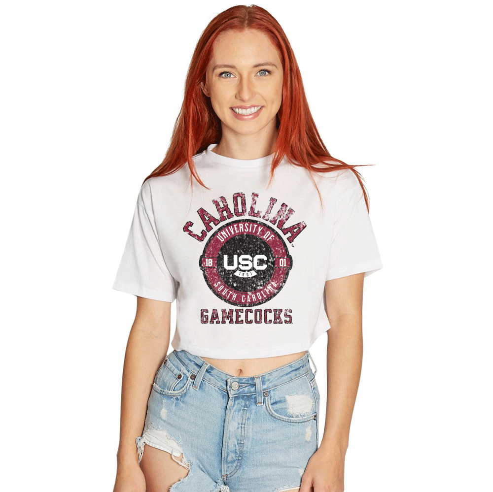 South Carolina Gamecocks Distressed Tee