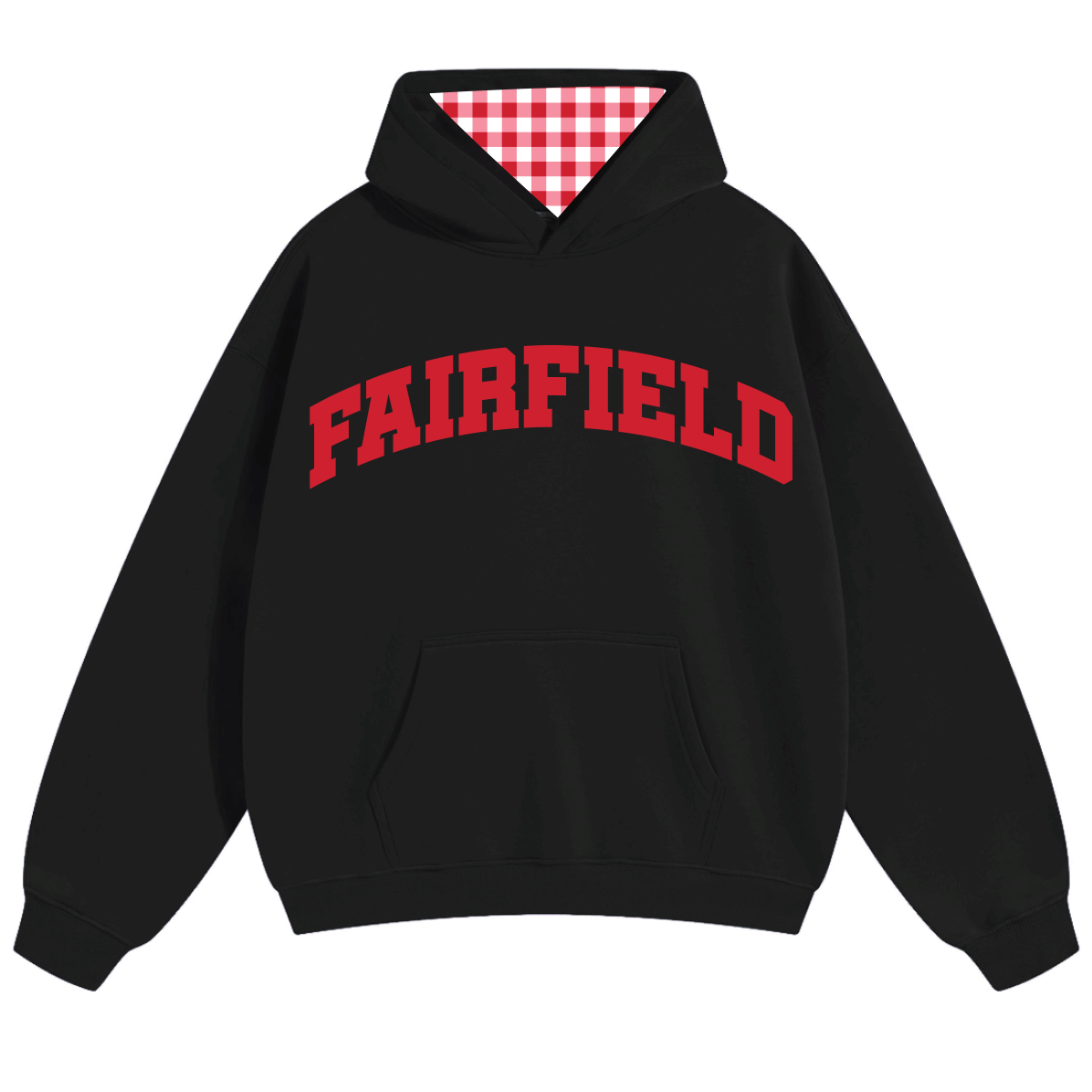 Fairfield Stags Gingham Hoodie