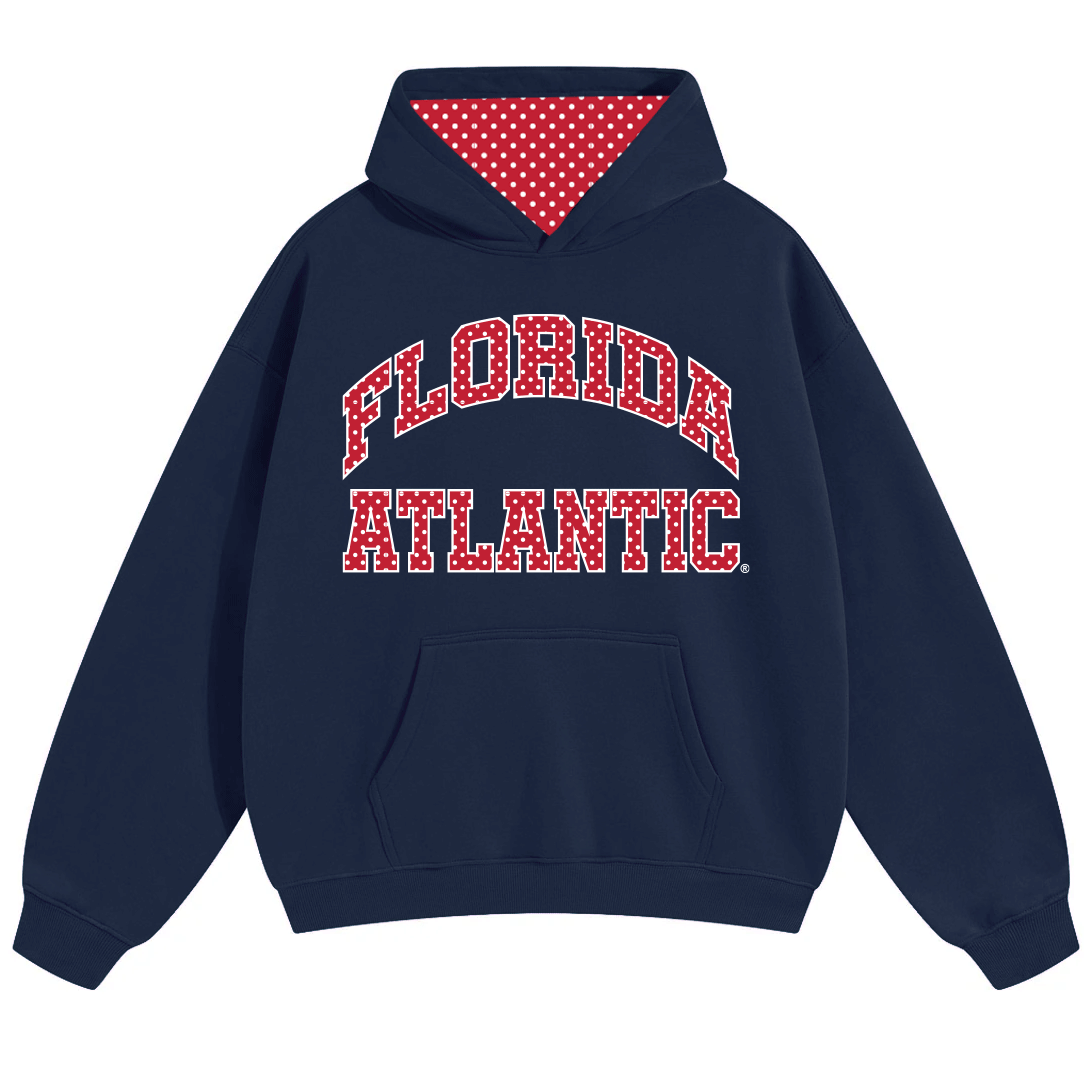 Florida Atlantic Owls Polka Dot Hoodie