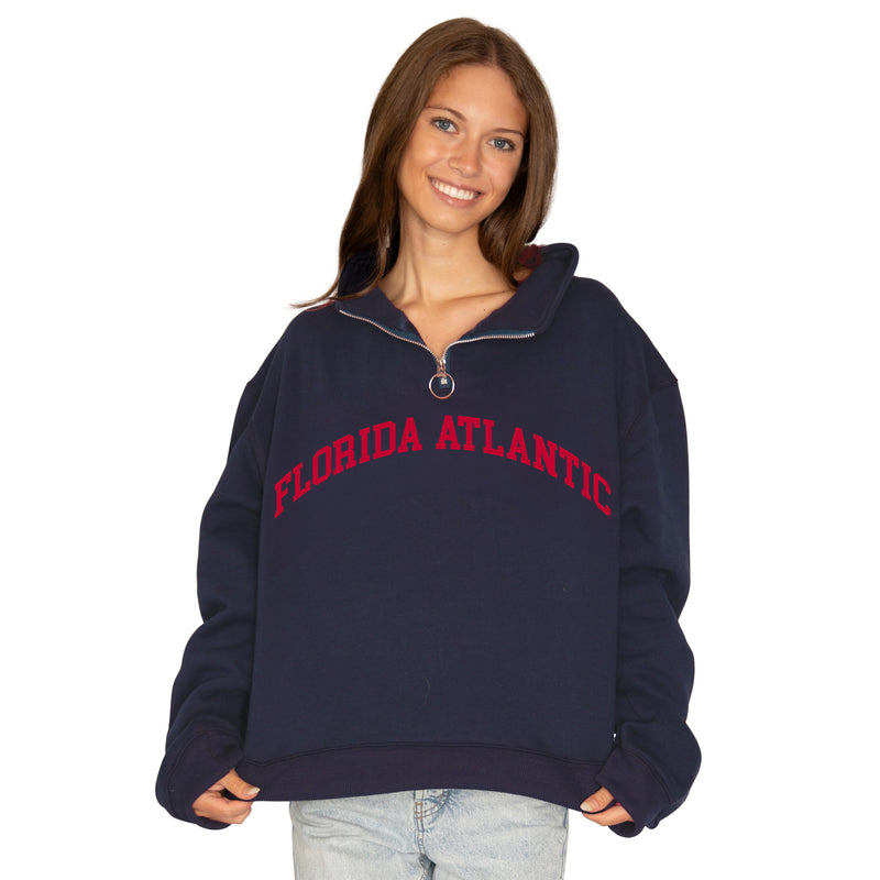 Florida Atlantic Owls Quarter Zip Sweatshirt