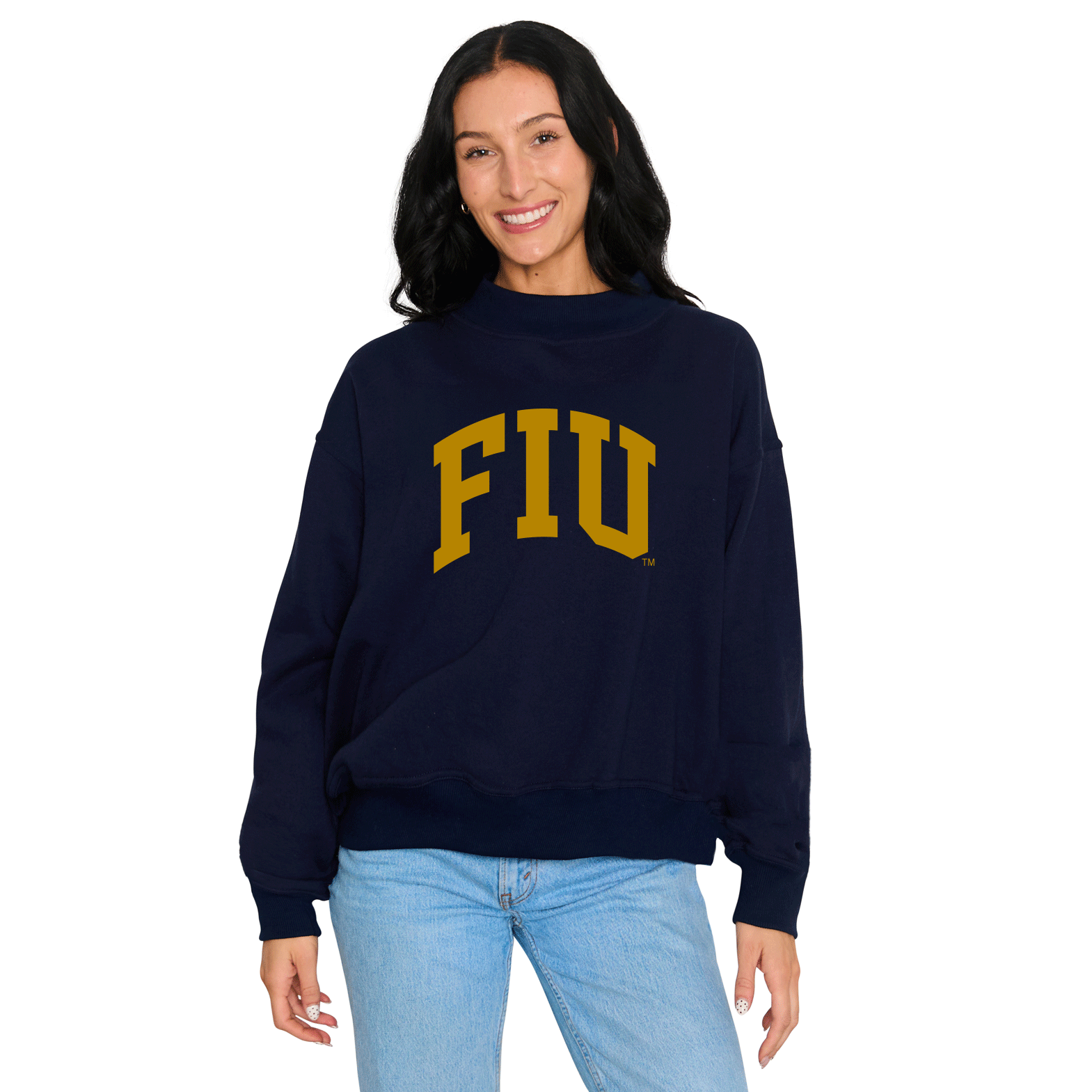 FIU Panthers Mock Neck Sweatshirt