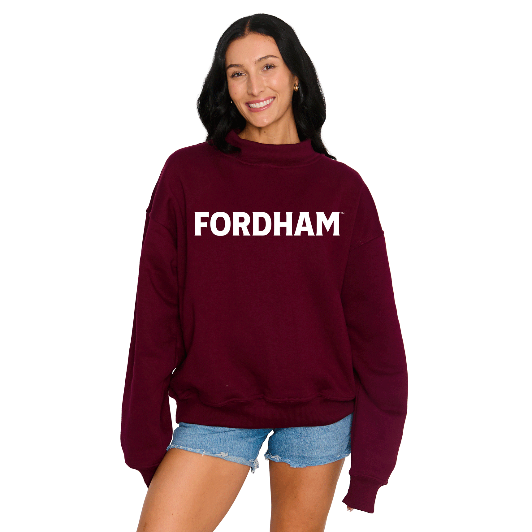 Fordham Mock Neck Sweatshirt