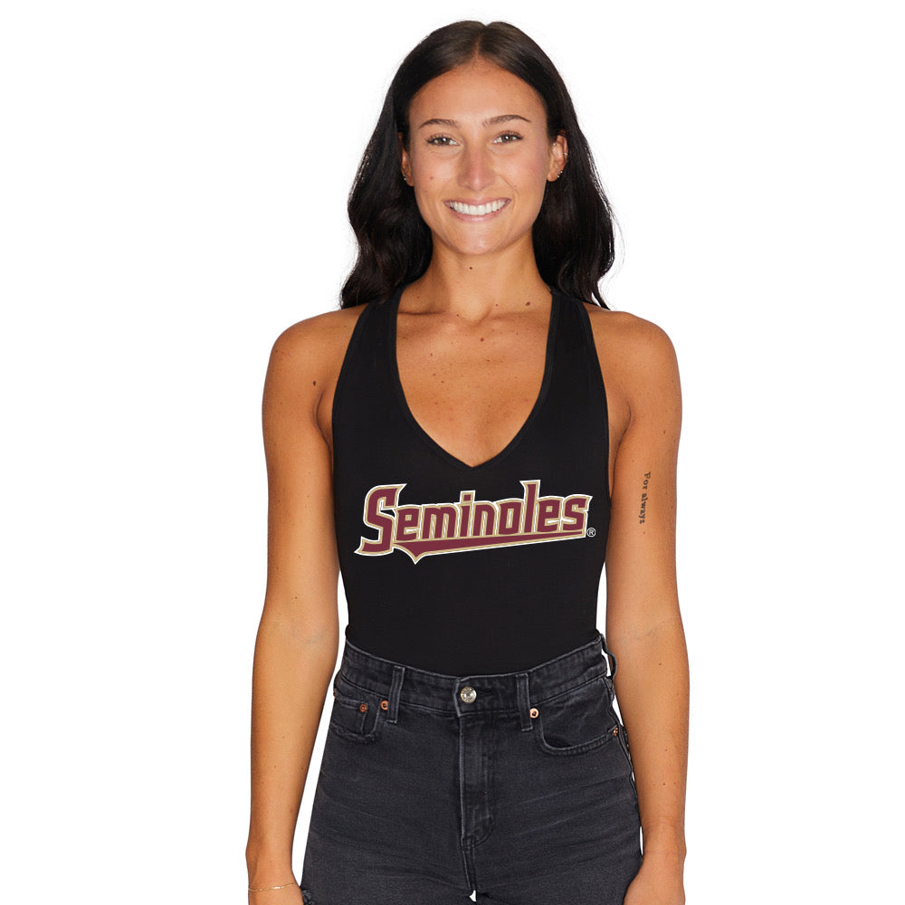 Florida State Black Bodysuit