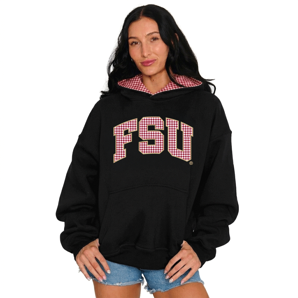 Florida State Gingham Hoodie