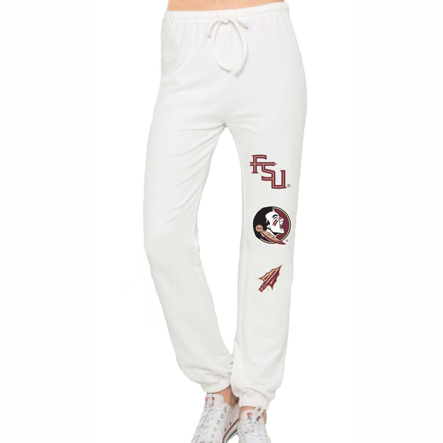 Florida State White Joggers