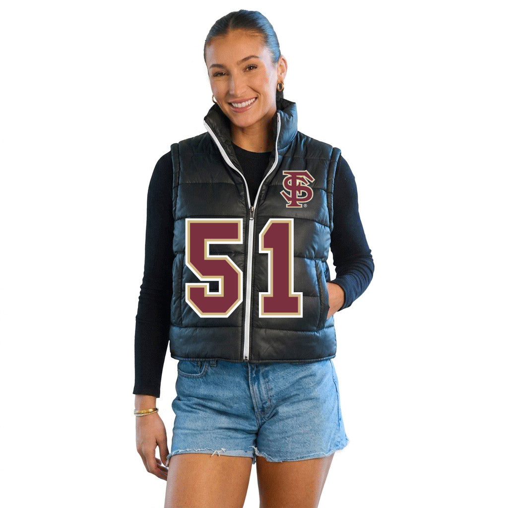 Florida State Puffer Vest