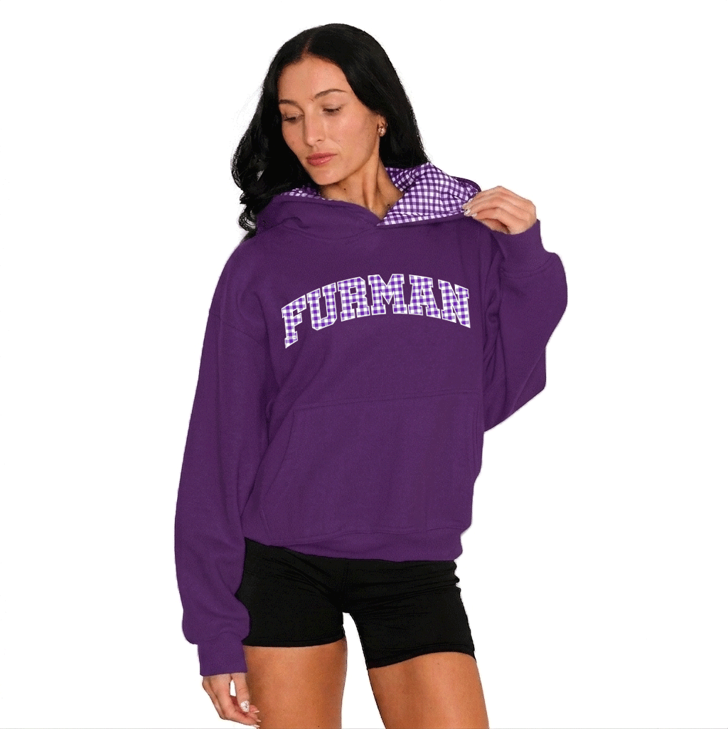 Furman Gingham Hoodie