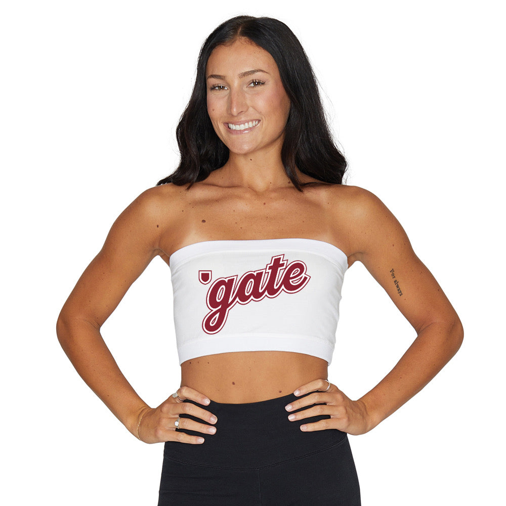 Colgate 'Gate White Bandeau Top