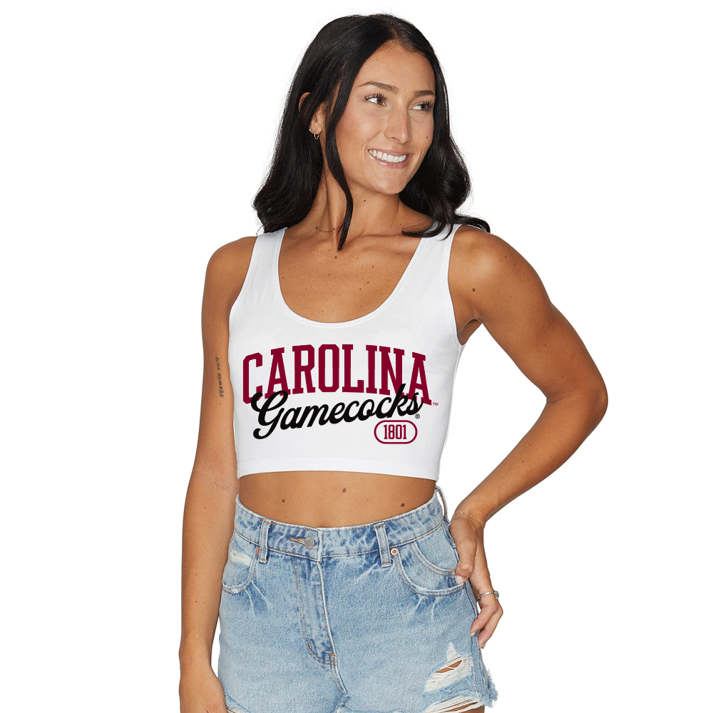 South Carolina Gamecocks Crop Tank Top