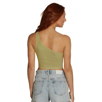 Georgia Tech Gold One Shoulder Top