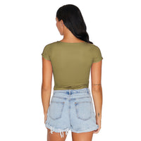 Georgia Tech Gold Babydoll Tee