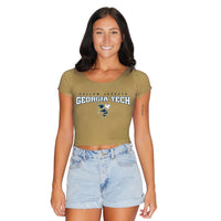 Georgia Tech Gold Babydoll Tee