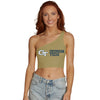 Georgia Tech Gold One Shoulder Top