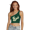 USF Green One Shoulder Top