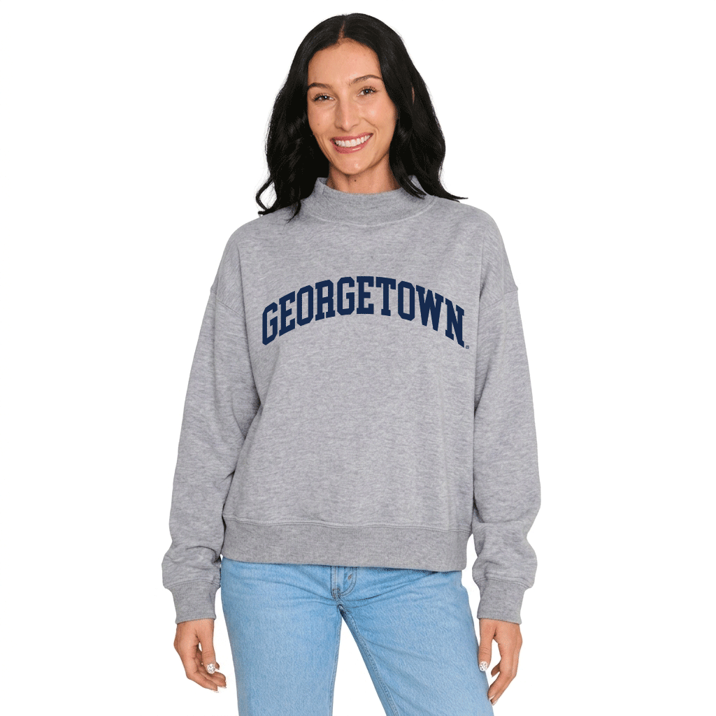 Georgetown Mock Neck Sweatshirt