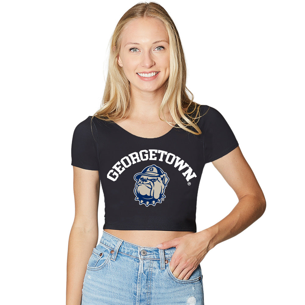 Georgetown Black Babydoll Tee