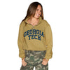 Georgia Tech Gold Quarter Zip Sweatshirt