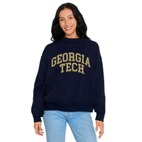 Georgia Tech Mock Neck Sweatshirt