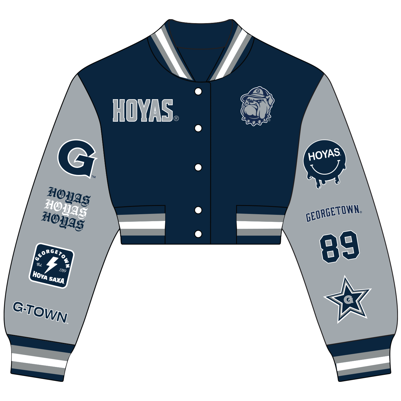 Georgetown Hoyas Legacy Letterman Jacket