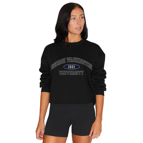 George Washington University Black Crewneck