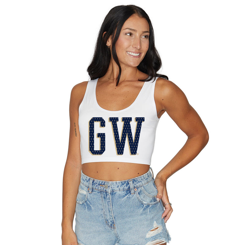 George Washington University GW Crop Tank Top