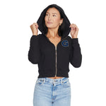 Georgetown Waffle Knit Zip Up Hoodie