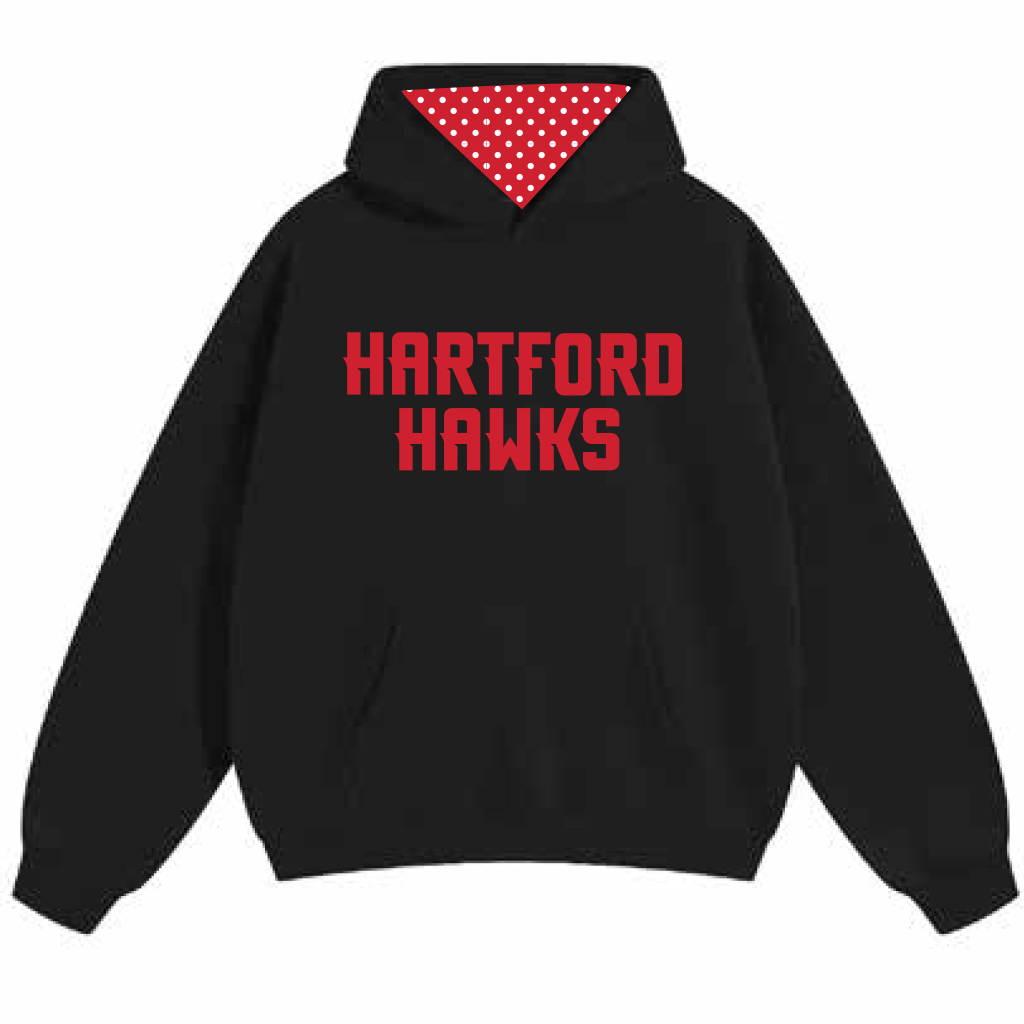 University of Hartford Polka Dot Hoodie