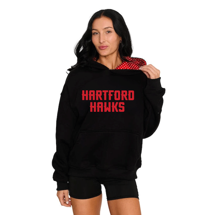 University of Hartford Polka Dot Hoodie