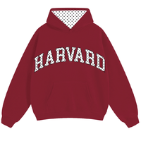 Harvard Polka Dot Hoodie