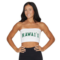 University of Hawaii White Bandeau Top