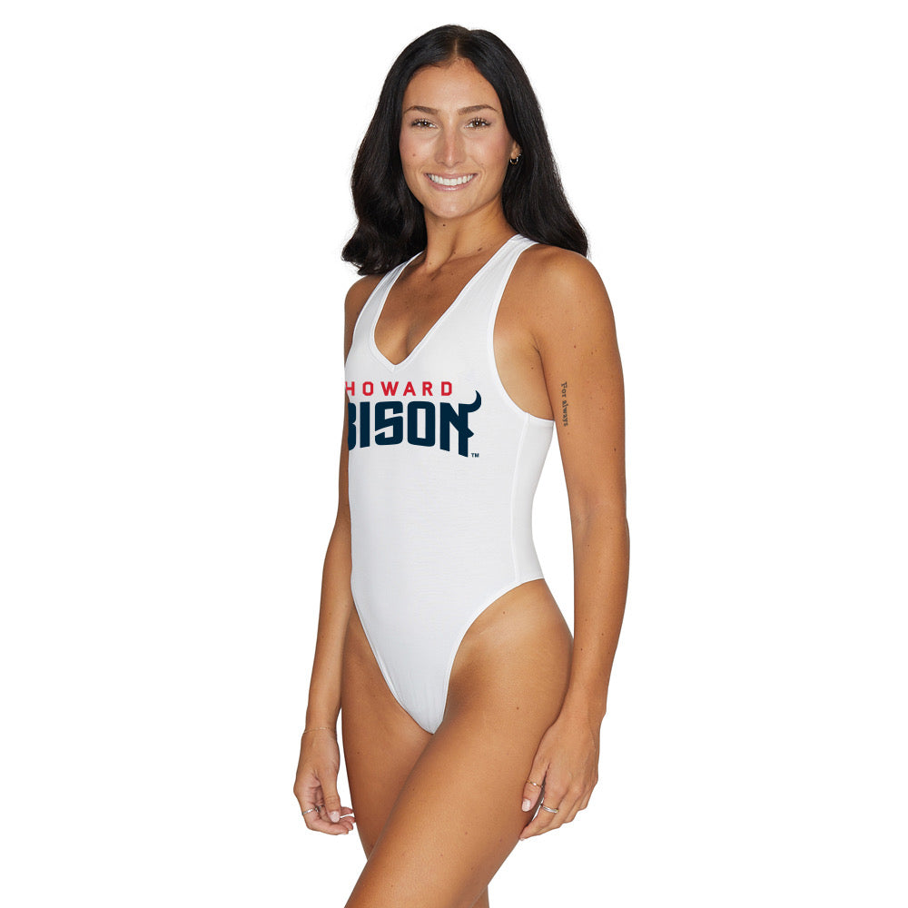 Howard Bison White Bodysuit