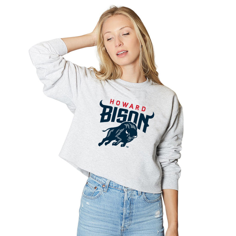 Howard Bison Gray Crewneck