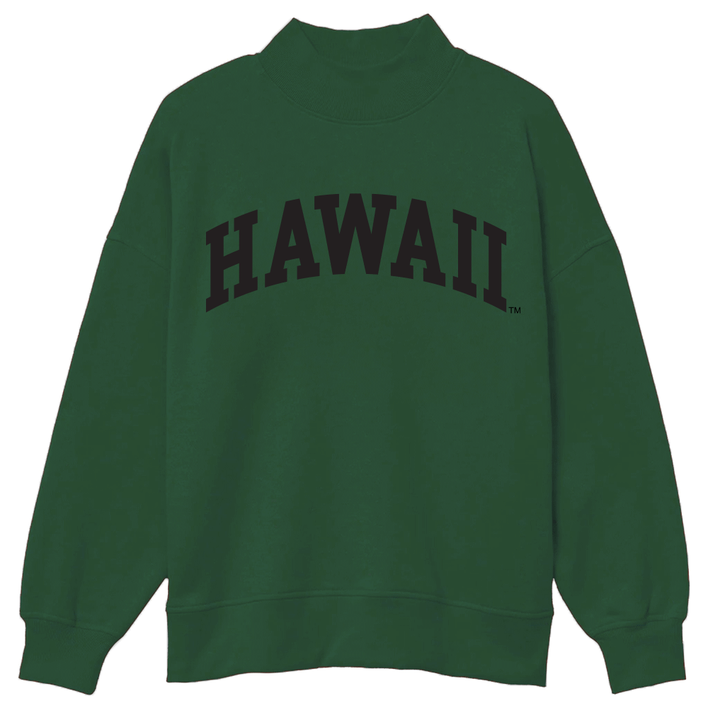 University of Hawaii Mock Neck Sweatshirt