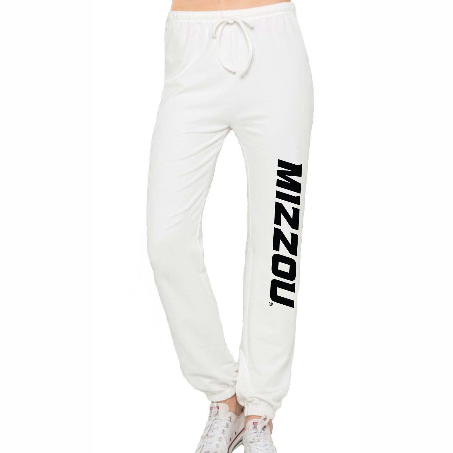 Mizzou White Joggers