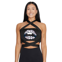 Howard Bison Black Multi Way Bandeau Top