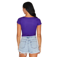 High Point University Purple Babydoll Tee