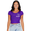 High Point University Purple Babydoll Tee