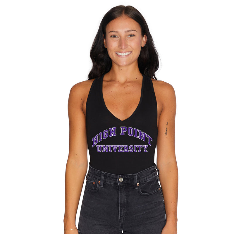 High Point University Black Bodysuit