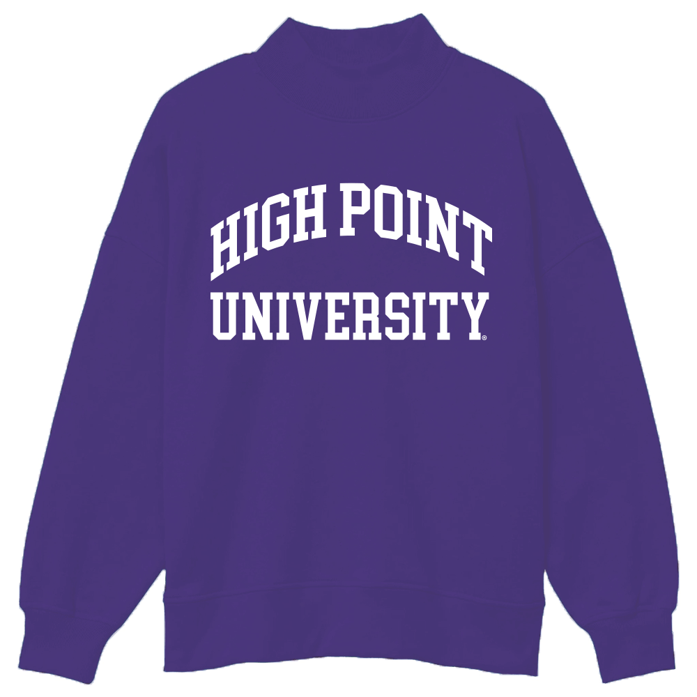 High Point University Mock Neck Sweatshirt