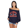 Illinois Fighting Illini Off the Shoulder Sweatshirt