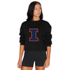 Illinois Fighting Illini Black Crewneck