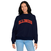 Illinois Fighting Illini Mock Neck Sweatshirt