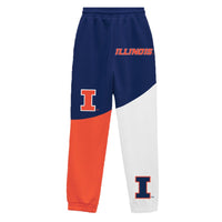Illinois Fighting Illini Color Block Joggers