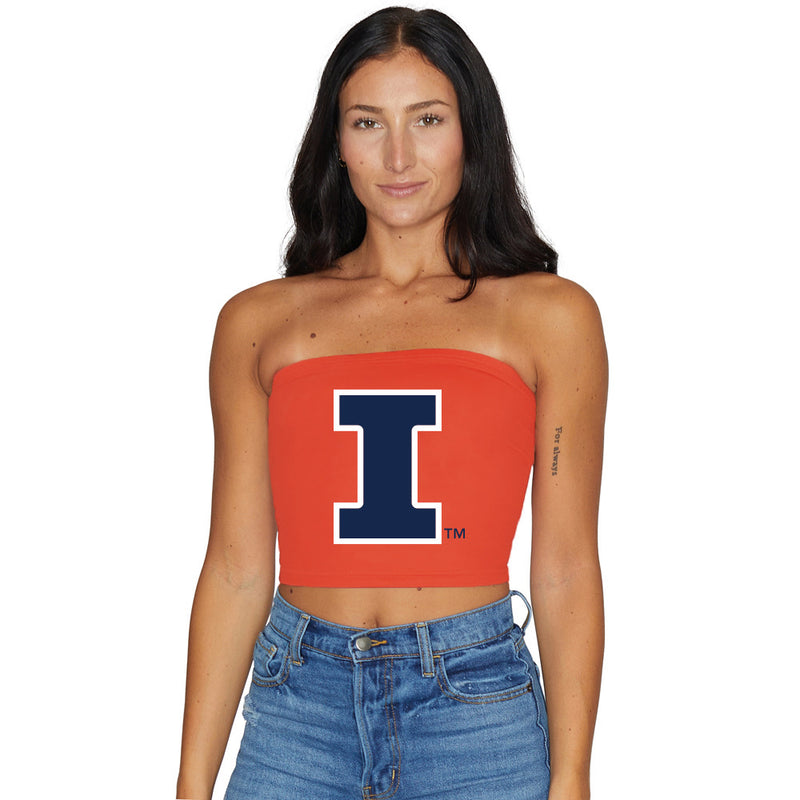 Illinois Fighting Illini Orange Tube Top