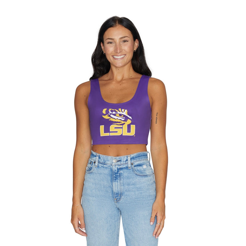 LSU Purple Crop Top