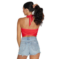 THE Ohio State OSU Buckeyes Red Multi Way Bandeau Top