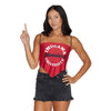 Indiana Hoosiers Crimson Strap Bandana Top
